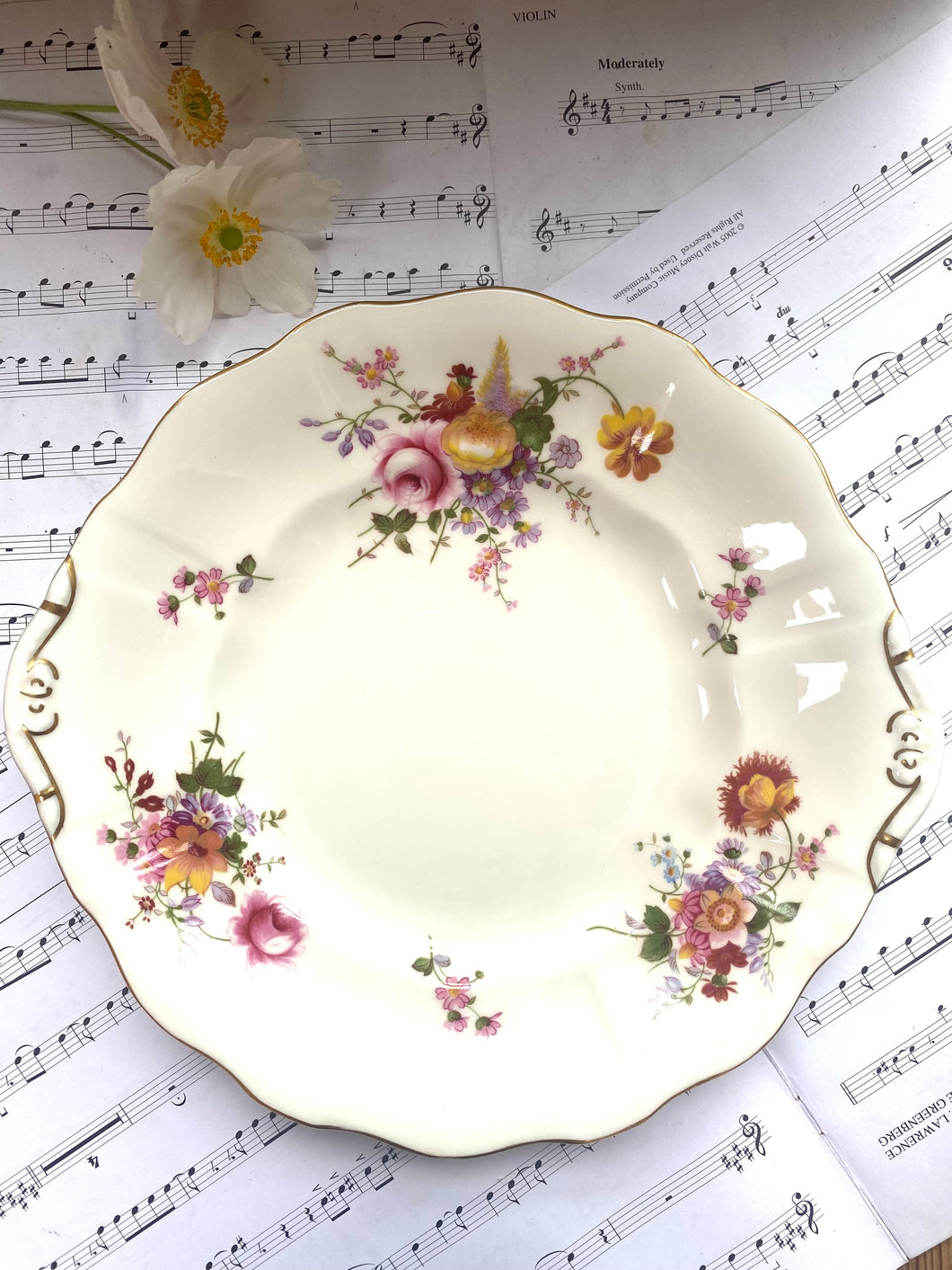 Beautiful Royal Crown Derby cake plate