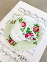 Load image into Gallery viewer, Colclough vintage rose teacup and saucer

