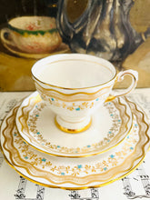 Load image into Gallery viewer, Stunning 1950s Tuscan china teacup trio
