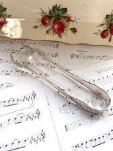 Load image into Gallery viewer, Vintage silver plated ice/ sugar tongs
