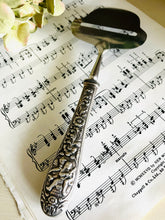 Load image into Gallery viewer, Vintage cheese slice with silver plated handle
