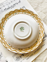 Load image into Gallery viewer, Stunning 1950s Tuscan china teacup trio

