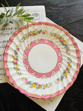 Load image into Gallery viewer, Beautiful large crown Staffordshire fluted cake plate 26.5cm ‘Tunis’ pattern
