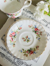Load image into Gallery viewer, Royal Albert moss rose teacup trio
