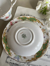 Load image into Gallery viewer, Gorgeous 1950s teacup trio from Tuscan china England
