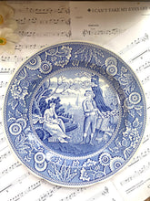 Load image into Gallery viewer, Large blue and white Spode plate
