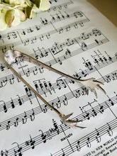 Load image into Gallery viewer, Original vintage silver plated sugar/ ice tongs
