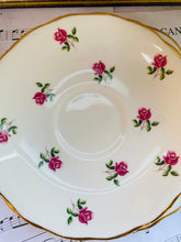 Load image into Gallery viewer, Colclough china ditsy rose teacup trio
