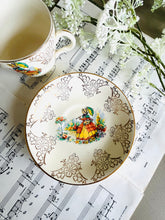 Load image into Gallery viewer, Original 1950s crinoline lady teacup and saucer set
