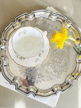 Load image into Gallery viewer, Circular Vintage silver plated tray Made in England 32cm
