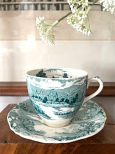 Load image into Gallery viewer, Alfred Meakin teacup and saucer set (some age related crazing to glaze)
