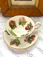 Load image into Gallery viewer, Vintage fine bone china teacup and saucer set
