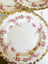 Load image into Gallery viewer, Set of six Royal Albert dimity rose salad plates 21cm
