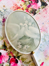 Load image into Gallery viewer, Vintage 1960s had mirror with white doves
