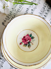 Load image into Gallery viewer, Rare and beautiful Paragon china teacup trio with double warranted backstamp
