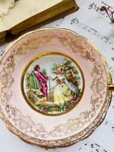 Load image into Gallery viewer, Imperial china vintage teacup trio with 22k gold detailing
