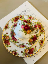 Load image into Gallery viewer, Royal Albert teacup saucer and salad plate
