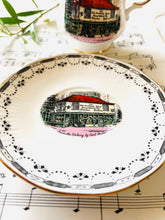 Load image into Gallery viewer, Rosina china teacup and saucer set - Charles Dickens the old curiosity Shop
