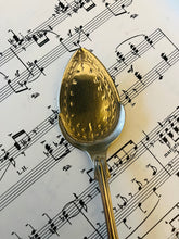 Load image into Gallery viewer, Pretty engraved silver plated preserve spoon

