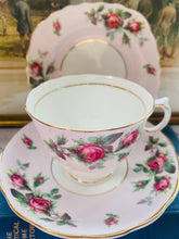 Load image into Gallery viewer, Pretty Vintage Colclough china pale pink teacup trio
