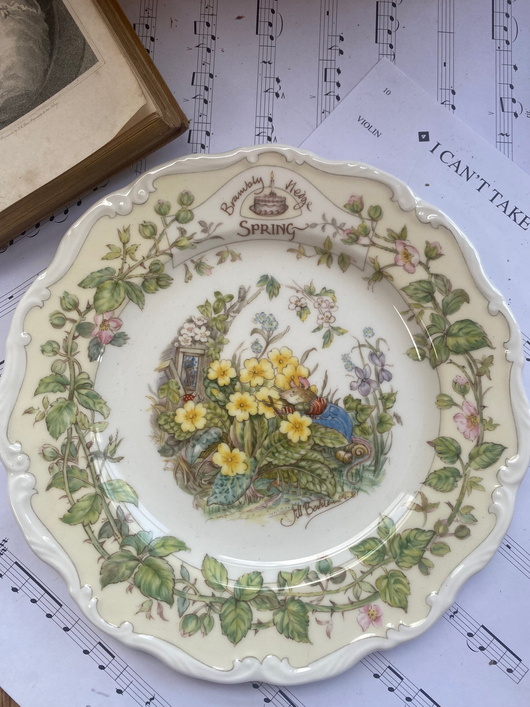 Royal Doulton Bramley Hedge plate ‘Spring’