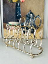 Load image into Gallery viewer, Original English vintage silver plated toast rack
