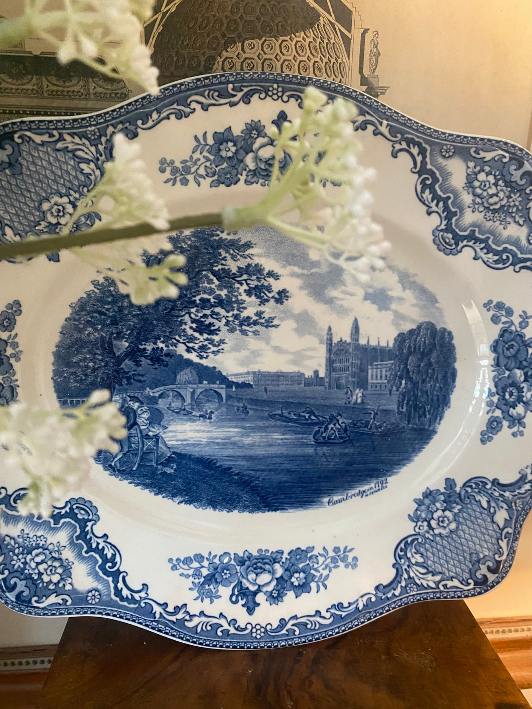 Johnson Brothers Antique Blue and white Platter