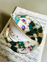 Load image into Gallery viewer, Beautiful 1930s hand painted teacup trio
