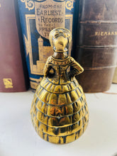 Load image into Gallery viewer, Original vintage brass handbell ‘crinoline lady’ 11cm high
