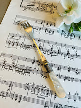 Load image into Gallery viewer, Antique pickle fork with mother of pearl handle
