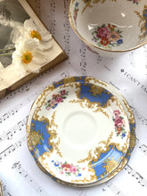 Load image into Gallery viewer, Grosvenor china stunning teacup trio featuring the ‘windsor’ pattern
