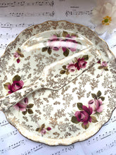 Load image into Gallery viewer, Large vintage serving platter with matching server by Old Foley china
