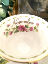 Load image into Gallery viewer, Royal Albert November Flower of the Month teacup and saucer
