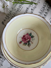 Load image into Gallery viewer, Rare and beautiful Paragon china teacup trio with double warranted backstamp
