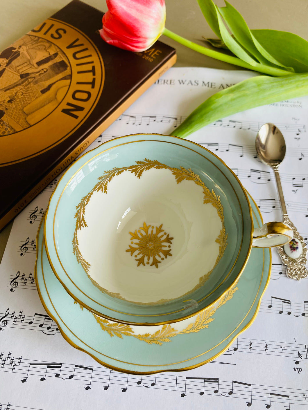 Foley china England antique teacup and saucer set