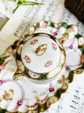 Load image into Gallery viewer, Vintage Japanese serving dish with matching central lidded pot
