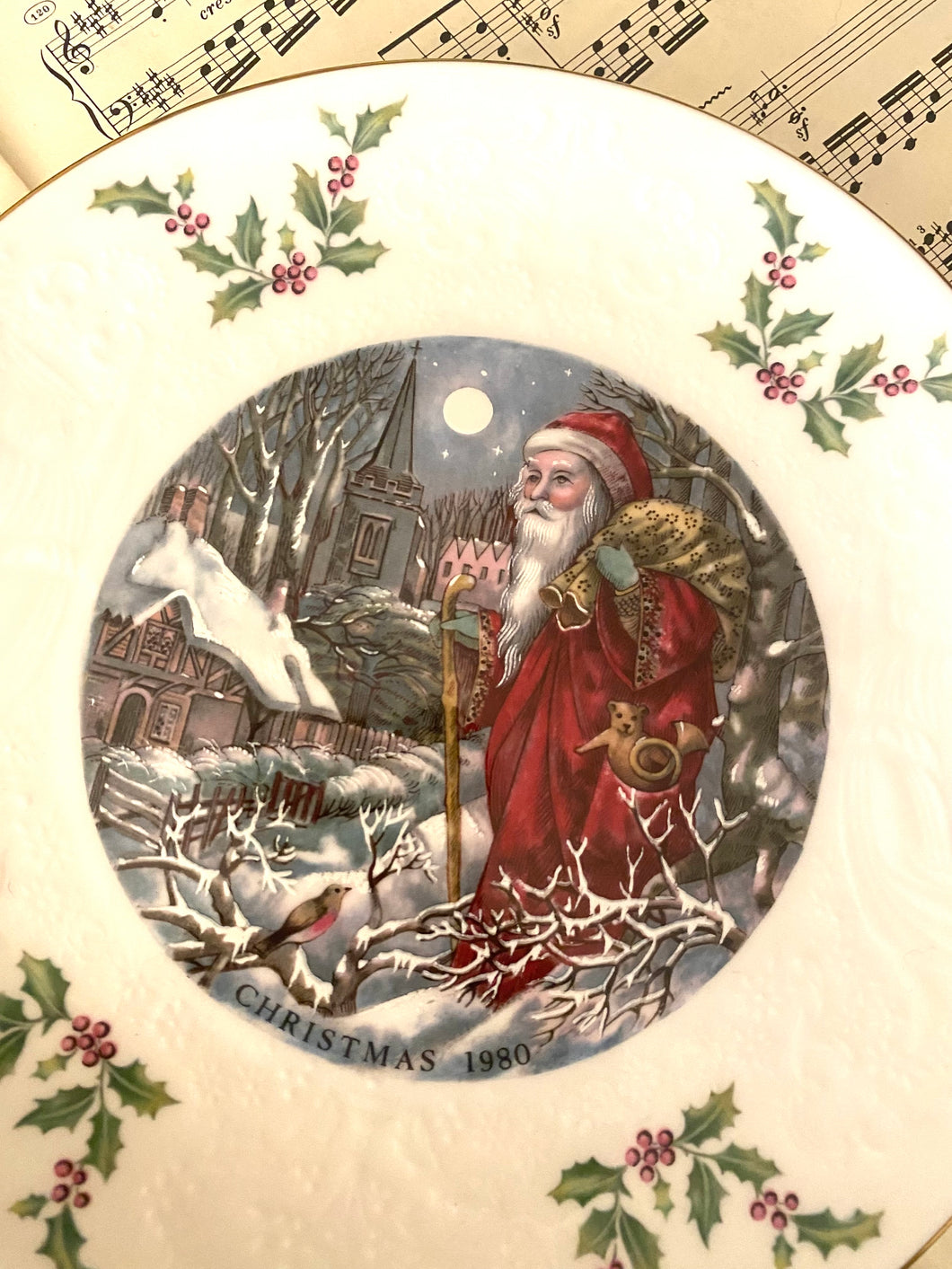 Royal Doulton Christmas plate 21cm