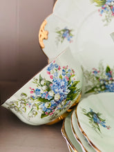 Load image into Gallery viewer, Windsor china Tea for 2 Set ‘Lily of the valley’
