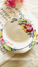 Load image into Gallery viewer, 1930s hand painted teacup and saucer from Bell China England
