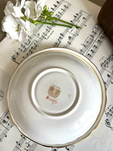 Load image into Gallery viewer, Rare and beautiful Paragon china teacup trio with double warranted backstamp
