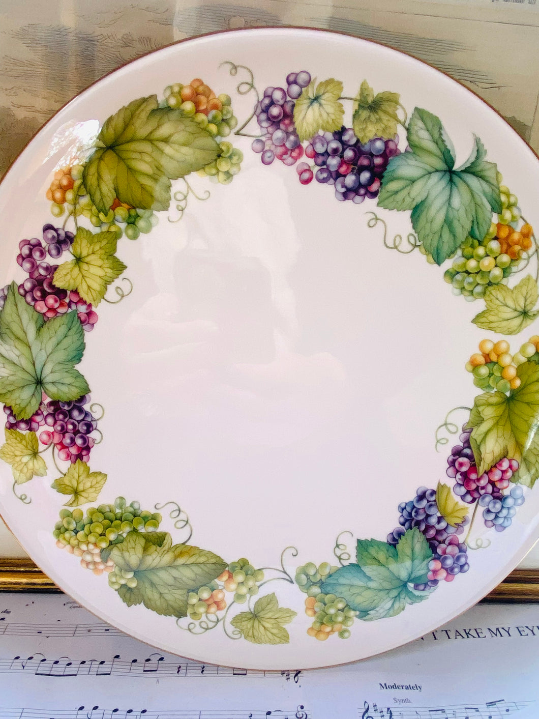 Large Royal Worcester serving platter ‘Vine Harvest’