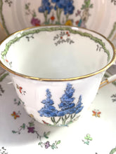 Load image into Gallery viewer, Lovely Tuscan china hand painted 1930s Teacup trio
