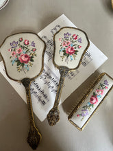 Load image into Gallery viewer, Original vintage dressing table set Made in England c1960
