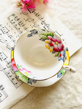 Load image into Gallery viewer, 1930s hand painted teacup and saucer from Bell China England
