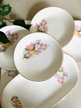 Load image into Gallery viewer, Vintage 1950s picnic set ( 1 sandwich plate and 4 small plates )
