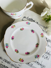 Load image into Gallery viewer, Royal Adderley vintage teacup trio ditsy rose
