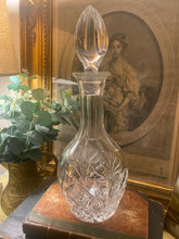 Load image into Gallery viewer, Vintage cut glass decanter
