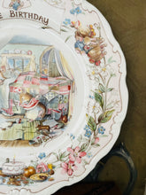 Load image into Gallery viewer, Rare Royal Doulton Bramley Hedge decorative plate The Birthday
