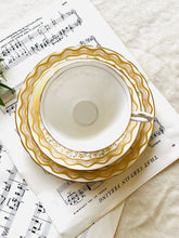 Load image into Gallery viewer, Stunning 1950s Tuscan china teacup trio
