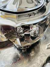 Load image into Gallery viewer, Antique silver plated teaset (teapot, creamer and Sugar bowl)
